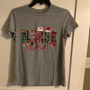 Nurse Christmas t-shirt. No Flaws!